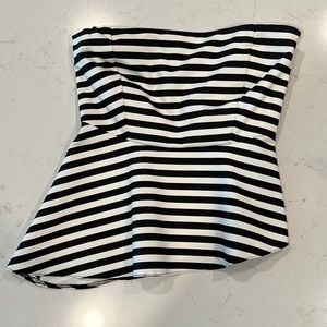 *NWOT* Zara asymmetrical bustier